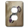 thumbnail image 1 of 3dRose Light Switch Cover Picturing Harley-Davidson® Motorcycle, 1 of 1