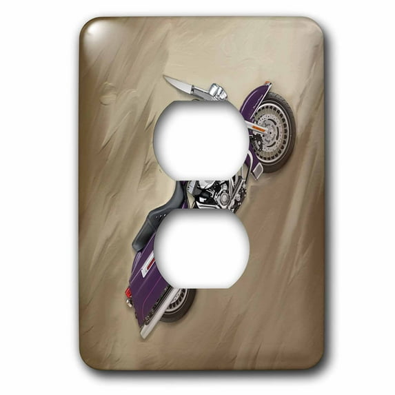 3dRose Light Switch Cover Picturing Harley-Davidson® Motorcycle