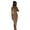 Champagne, variant on Women's Evening Dress, Off Shoulder Sleeveless, Slim Fit Sequin Irregular Hem, Calf Length Low-Cut, Prom Wedding Party Formal Occasion Midi Dress