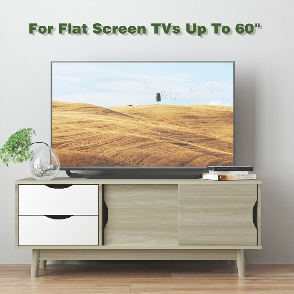 Finihen TV Stand, TV Cabinet, TV Stand for TV Up to 60 Inch Media Console Table Storage with Doors, Media Entertainment Center with Storage, for Living Room, Bedroom, Gray