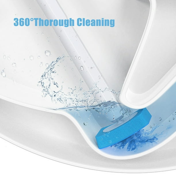 Brosse De Toilette Jetable Avec 54 Recharges - Système Hygiénique Avec Support Mural, Nettoyage Salle De Bain Efficace Brosse De Toilette Jetable Avec 54 Recharges - Système Hygiénique Avec Support Mural, Nettoyage Salle De Bain Efficace