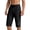 Black, variant on Big and Tall Running Pants for Men 3/4 Length Active Casual Trousers Drawstring Elastic Waist Gym Bottoms with Zipper Pockets