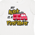 thumbnail image 4 of Inktastic My Aunt is a Firefighter with Fire Truck Boys or Girls Toddler T-Shirt, 4 of 5