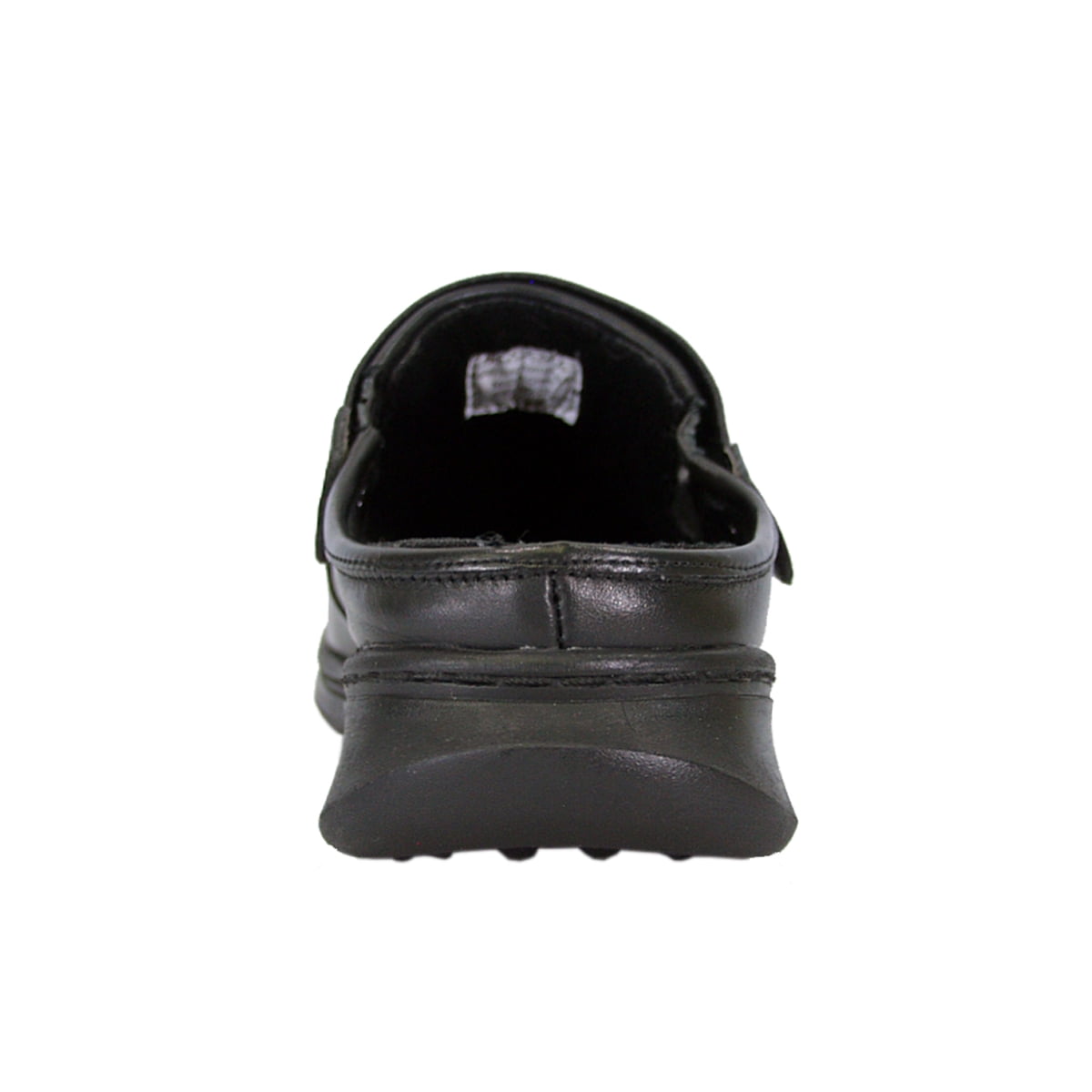 24 HOUR COMFORT Marcy Wide Width Comfort Clog For Work and Casual Attire BLACK 6