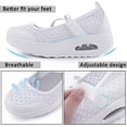 thumbnail image 2 of Women's Comfortable Working Nurse Shoes Non-Slip Adjustable Breathable Walking Buffer Fitness Casual Nursing Orthotic Lightweight Shoes Arthritis, Diabetes Heel Pain, 2 of 6