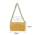 thumbnail image 5 of Kripyery Women Handbag Zipper Closure Handheld Thick Chain Shoulder Bag for Party Gathering Wedding Banquet, 5 of 7