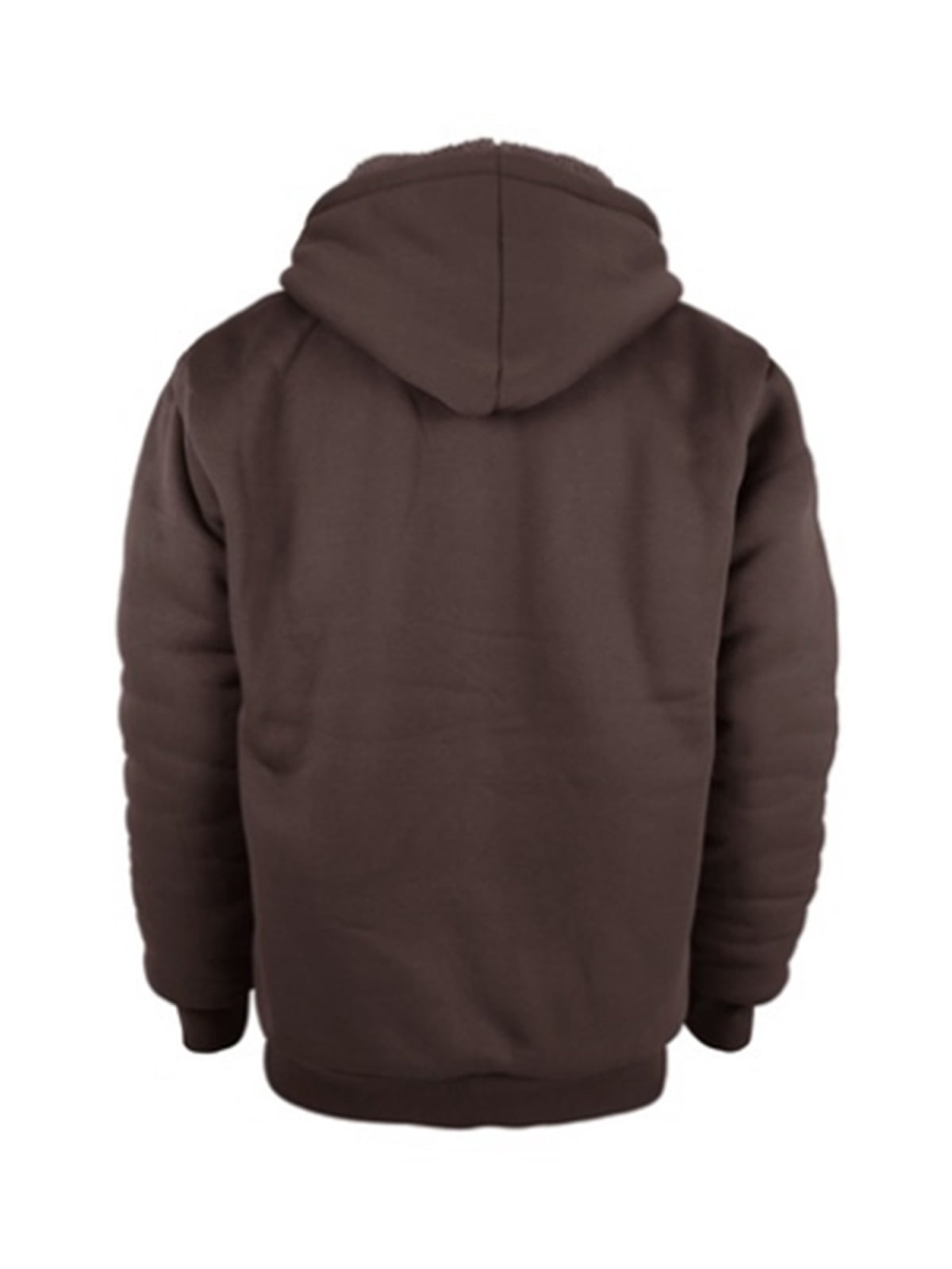 lee hanton men's zip up soft sherpa-lined fleece hoodie - Walmart.com