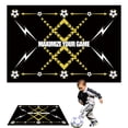 thumbnail image 1 of YSTIANN Diatomite Soccer Training Mat - 24x35 Inch Non-Slip Football Practice Pad, Indoor Quiet Footwork Exercise Mat for Home Use, Dirt Resistant Skills Development Mat WJ94-5171, 1 of 7
