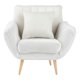 thumbnail image 2 of 1:12 casa de de sofá con almohada mobiliario modelo para niñas DIY juguete de la decoración artesanía accesorio blanco Baoblaze Sofá de casa de muñecas, 2 of 8
