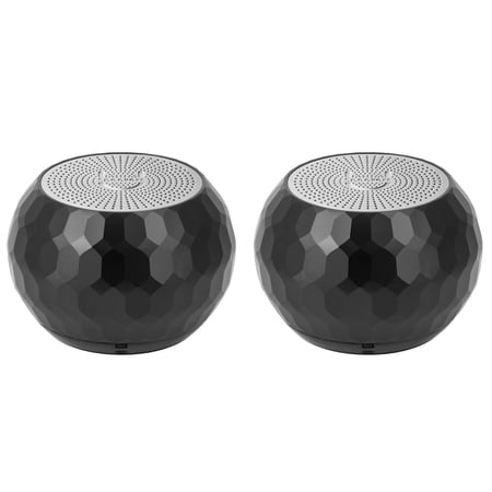 Fashionit U Speakers Mini Bluetooth Computer Speaker 2-Pack Bundle with Matching Speaker  Built-In Mic & Selfie Remote Control  for Workspace  Desktop  Laptop  Mobile  Tablet  PC - Glam Black price history on PriceWatchPro