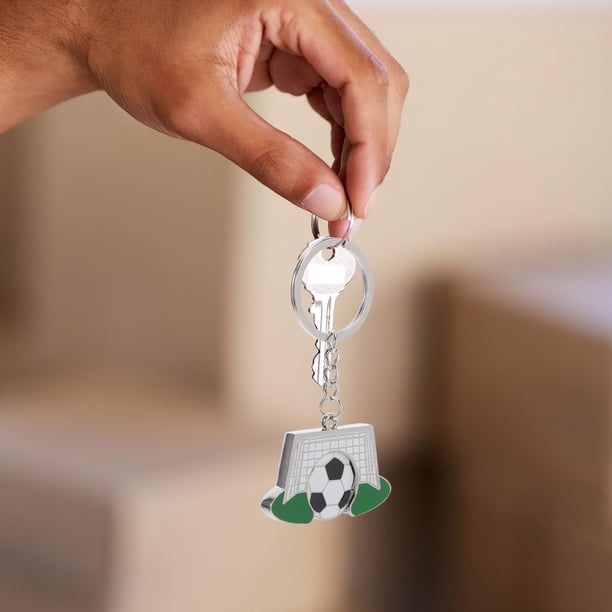 BESTYASH 2Ud Colgante Llavero Fútbol En Para Fanáticos De Deporte Y Decoraciones Únicas