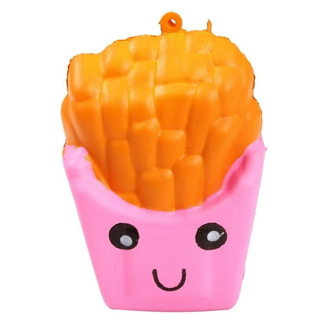 Funny Squeeze Soft PU French Fries Scented Slow Rising Toys Stress Relief Toys