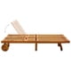thumbnail image 4 of Reposera Casafoyer para 2 Personas de Madera Sólida de Acacia Marrón, 4 of 5
