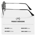 thumbnail image 5 of Ray-Ban RB3548 HEXAGONAL Square-Round Shaped Non-Polarized Sunglasses for Men & Women - Includes Official RAYBAN Eyewear Kit - Ideal Formal & Casual Wear Sunglasses - Grey Gradient Lens, 5 of 7