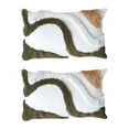 thumbnail image 1 of Lojalitet Juego de 2 fundas de almohada lumbar para sofá, sala de estar, 1 of 5