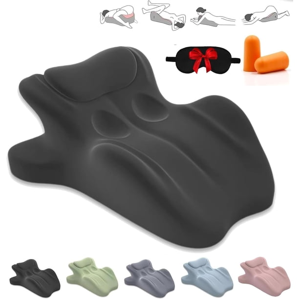 2026 new Pillow, Sweet Surrender Couples Pillow, 27° Angle Perfect Position Couples Pillow, Rebound Couple Pillows, for All Posture(Black)