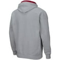 thumbnail image 3 of Men's Colosseum Heathered Gray Stanford Cardinal Arch & Logo 3.0 Full-Zip Hoodie, 3 of 3