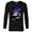 Black, variant on Marvel Guardians of the Galaxy Volume 3 Movie Poster Logo - Long Sleeve T-Shirt for Men - Customized-Athletic Heather