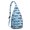 Sky-blue-58, variant on Sea Life Sling Backpack - Cartoon Marine Animals Print Design, Lightweight Anti-Theft Daypack for Students