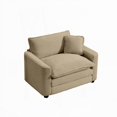 thumbnail image 2 of Modern Tan Corduroy Single Sofa 85cm for Living Room, Comfortable & Stylish, 2 of 16