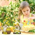 thumbnail image 6 of Hodao Summer Lemon-Themed Gnome Figurine Set of 2 – Handcrafted Resin Decor Ornaments, Fresh Citrus Design, Summer Decoration Gift for Home, Kitchen, and Dining Table, 6 of 6