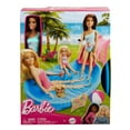 thumbnail image 2 of Barbie Coffret et poupée, brunette, piscine, serviette, boissons, 2 of 2