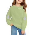thumbnail image 5 of EnJoCho Youth Children Hooded Pullover Long Sleeve Oversized Soft Fleece Cute Printed Graphic Sweatshirt for Halloween Holiday Classroom Daily Play Wear, 5 of 7