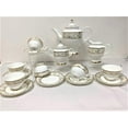 thumbnail image 1 of Set de Thé en Porcelaine Amazonienne 15 pcs pour 6 Personnes, 1 of 9