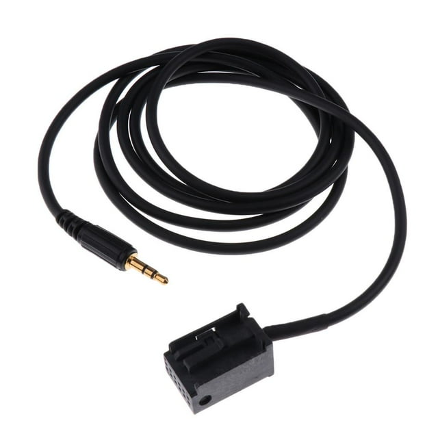 Adaptador de cable de entrada de audio Macarena para Coche 3mm 1,5 metros jack dorado Fiesta Focus MK2