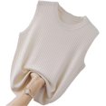 thumbnail image 4 of Chaleco de mujer Camisola de seda de hielo Camisa inferior de punto de verano Camiseta sin mangas, 4 of 5