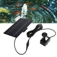 thumbnail image 1 of Solar Fountain Pump, Anti Clogging High Conversion 9V 1.8W Solar Water Pump Kit  For Swimming, 1 of 8