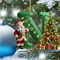 thumbnail image 4 of CoreLiving Customized Letter Ornaments for Xmas - Personalized Tree Decorations with Initials for Festive Holiday Home & Party Decoration, 4 of 5