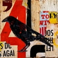 thumbnail image 3 of Ashley, Erin 12x12 Black Modern Framed Museum Art Print Titled - The Vintage Crow, 3 of 5