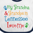 thumbnail image 4 of Inktastic Tennessee Grandma Loves Me Boys or Girls Baby Bib, 4 of 4