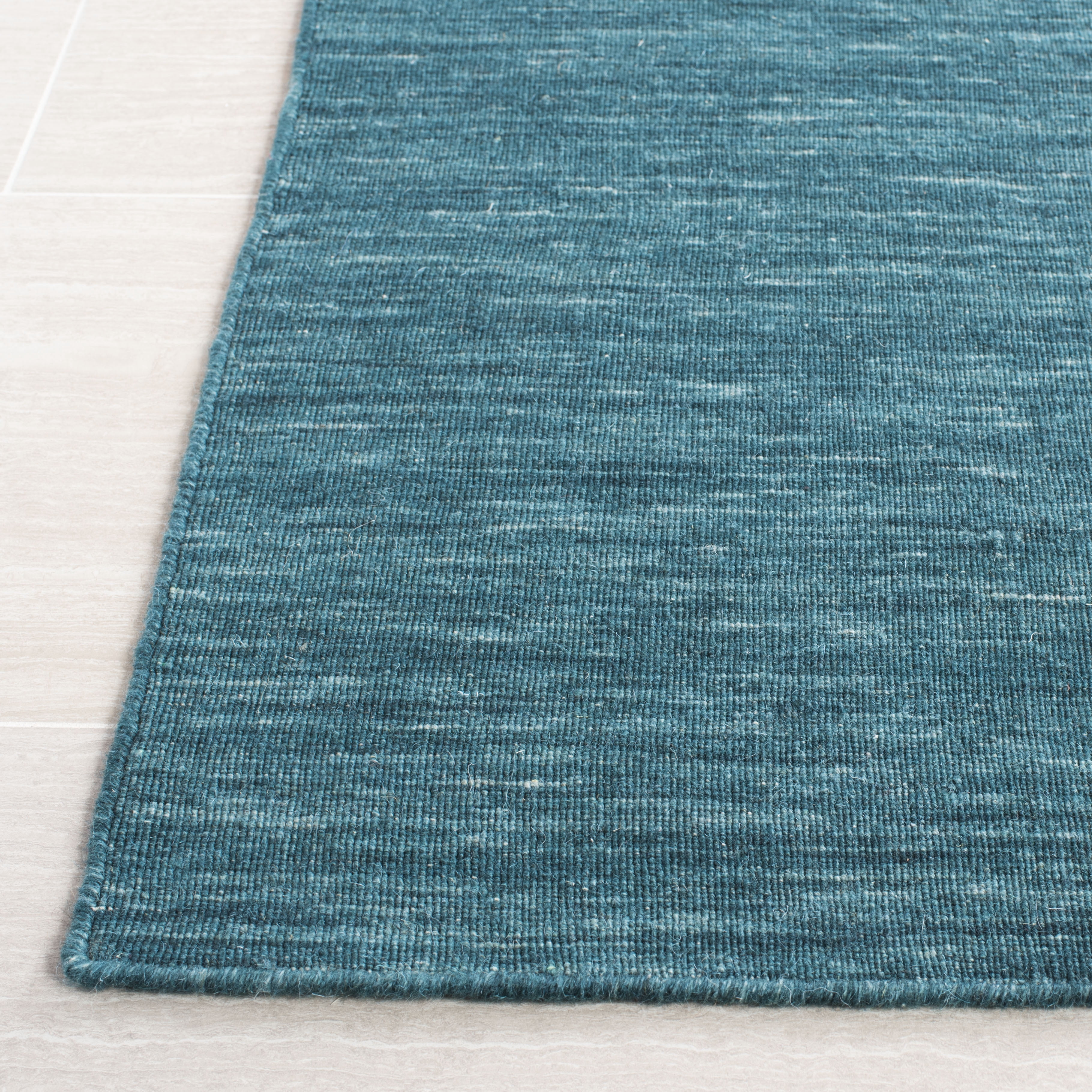 SAFAVIEH Kilim Patrick Solid Area Rug, Dark Green, 5' x 8'