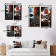 thumbnail image 4 of Designart "Canada Autumn Calm II" Canada Framed Wall Art Set Of 2 - Orange Landscapes Framed Wall Art Set Of 2, 4 of 7