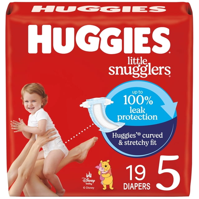 Pañales HUGGIES Little Snugglers Talla 5, 19 unidades