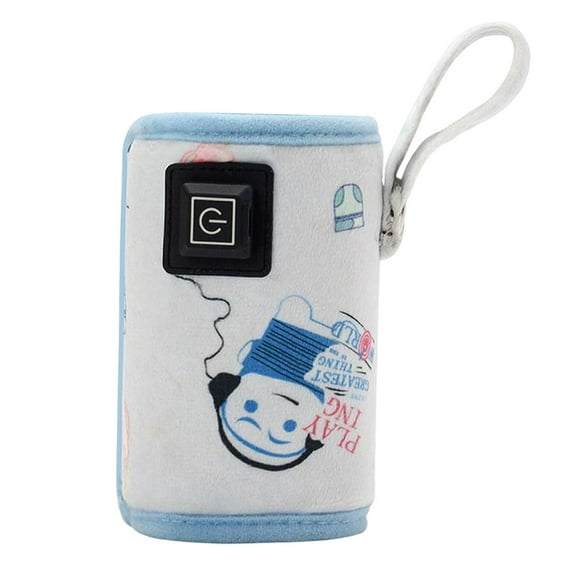 rcstronger USB Milk Bottle Warmer Bottle Heated Cover Temperature Adjustable for A