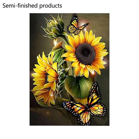 Sunflower handmade sticker Decorations