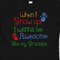thumbnail image 4 of Inktastic Awesome Like My Grandpa Boys or Girls Baby T-Shirt, 4 of 5