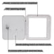 thumbnail image 3 of Puerta Del Compartimiento De Cables, Cerradura De Escotilla De Cable RV Resistente Al Desgaste Material ABS Seguro Y Conveniente Aspecto Moderno Con 2 Llaves Para Proteger Los, 3 of 7