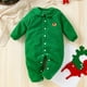 thumbnail image 3 of Mono navideño de manga larga con flores bordadas para bebés, niños y niñas, ropa para recién nacidos, 3 of 5