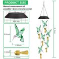 thumbnail image 4 of Solar Wind Chime LED Wind Chime Garden Light Decorative Light, 4 of 4