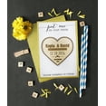 thumbnail image 3 of 45 Rustic Wedding Save the Date Wooden Magnet Custom Engraved Wooden Magnet Personalized Gift, 3 of 4