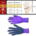 thumbnail image 3 of 1 par de guantes de nitrilo sumergido, transpirable, trabajo doméstico y jardinería guantes de manipulación, 3 of 6