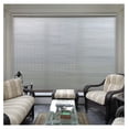 thumbnail image 2 of 72" Outdoor Roll Up Blinds, Bamboo Patio Shades, Cordless Vinyl Sun Shade for Privacy & Cooling, Adjustable Indoor/Outdoor Use White 72"W x 72"H, 2 of 6
