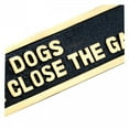 thumbnail image 5 of Renovators Supply Beware of Dog Sign 10.9" x 2.1" Keep Gate Closed Sign Cast Brass Please Close Gate Sign Pack of 2, 5 of 6
