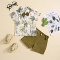 thumbnail image 2 of Icvfdpl Summer Toddler Boys Shoet Sleeve Tops And Shorts 2Pcs Child Kids Set Outfits Cute Baby Streetwear, 2 of 7
