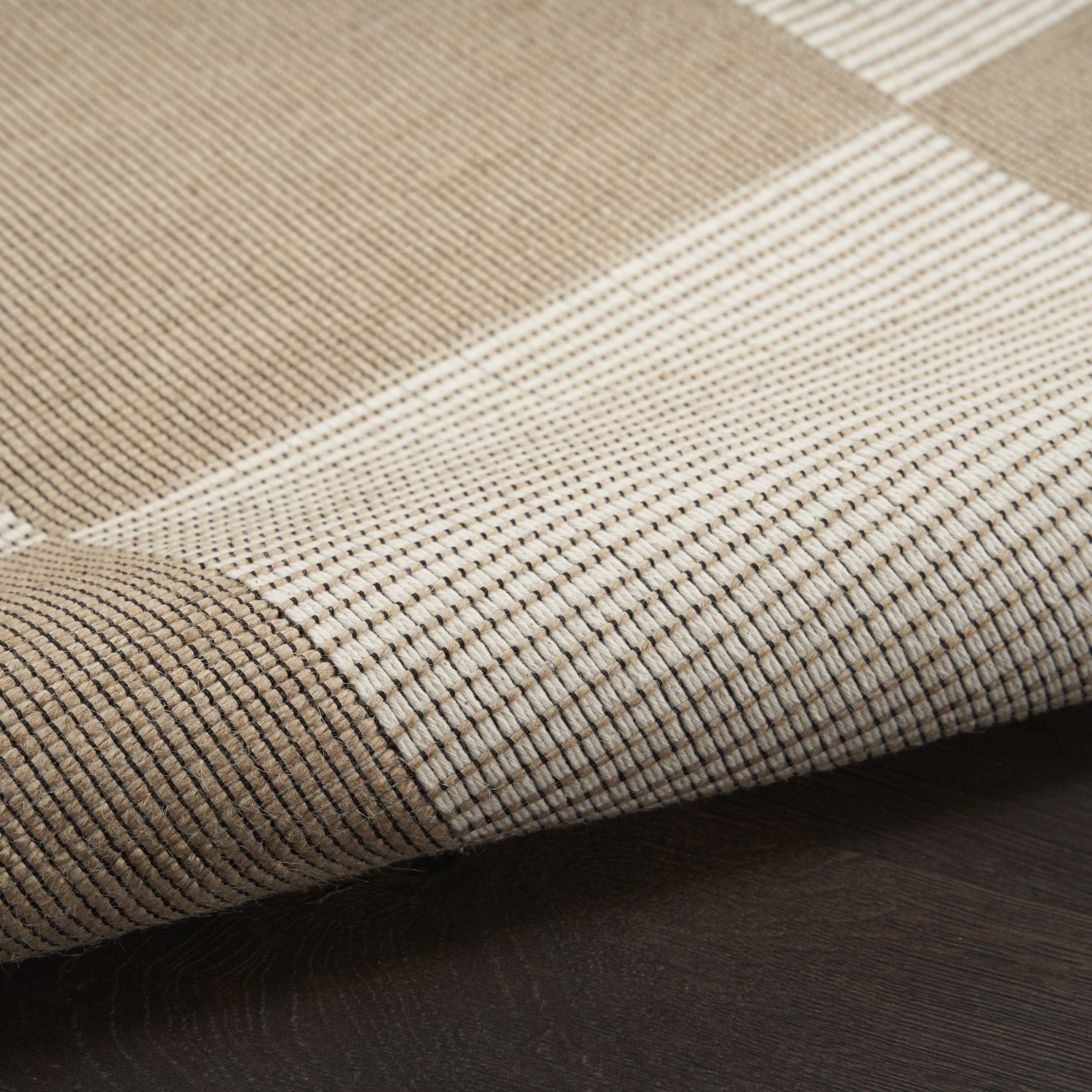 Nourison Washable Modern Jute Modern Natural Ivory 7'10" x 9'10" Area Rug (8x10)