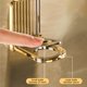 thumbnail image 4 of Shower Gel Rack, Wall Mounted, Non Perforated, Bathroom Shelf, Sticker, Metal Frame, 2-Tier Design, for Dorm, shower gel holder, bathroom storage, bathroom organization, hanging rack, sleek, 4 of 8